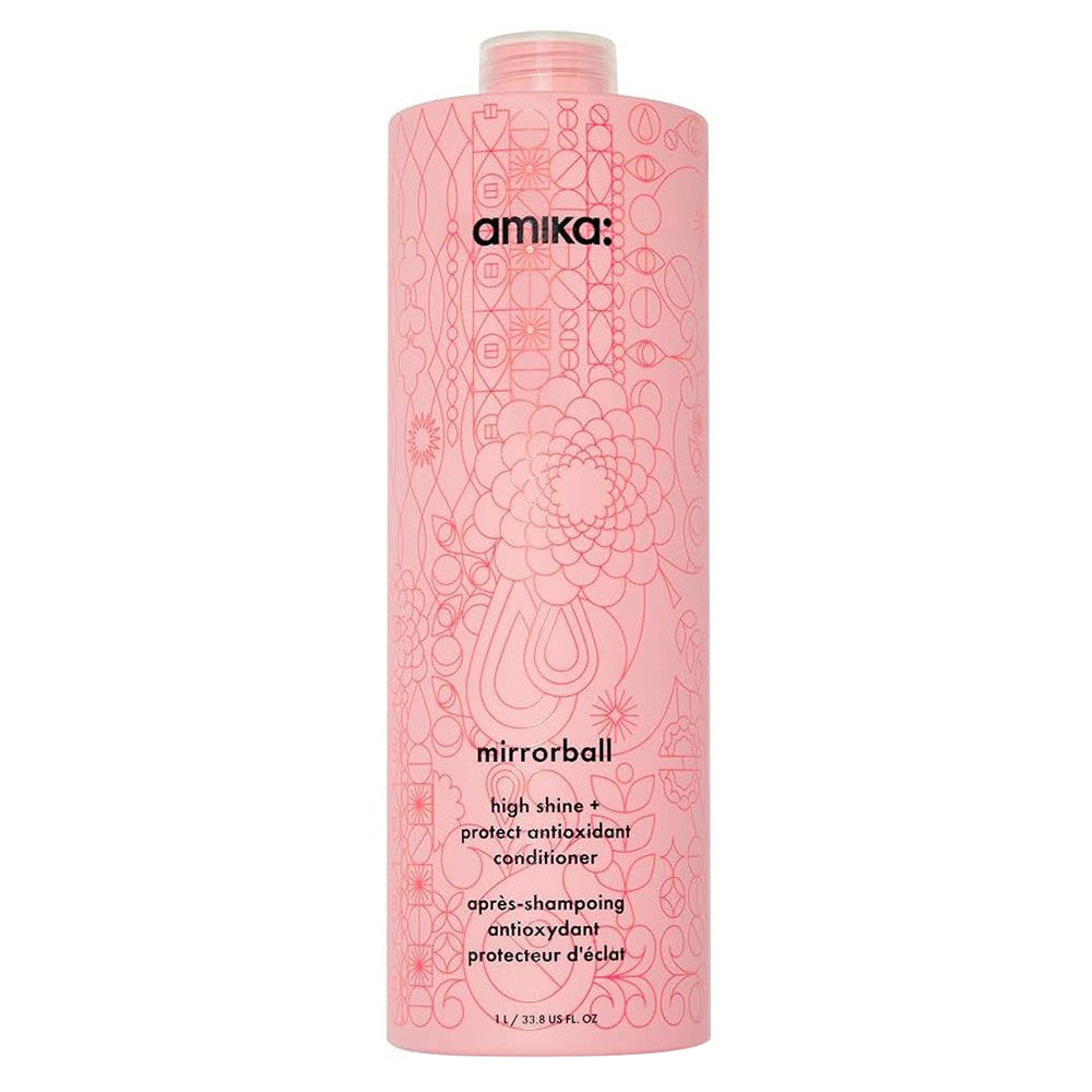 Amika Mirrorball High Shine Protect Antioxidant Hair Conditioner 33.8Oz (1000ml)